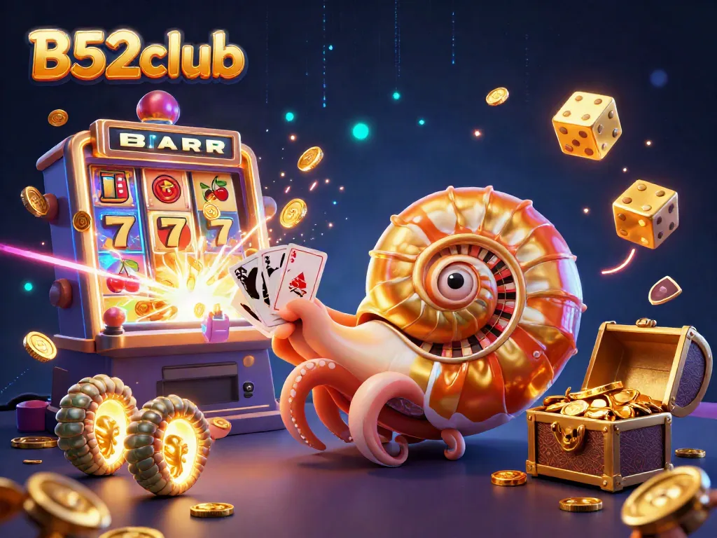 Experience thrilling gameplay at B52club with vibrant casino elements and dynamic scenes.