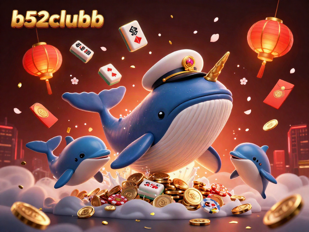 Engage in thrilling gameplay at b52clubb with 3D casino characters and festive elements