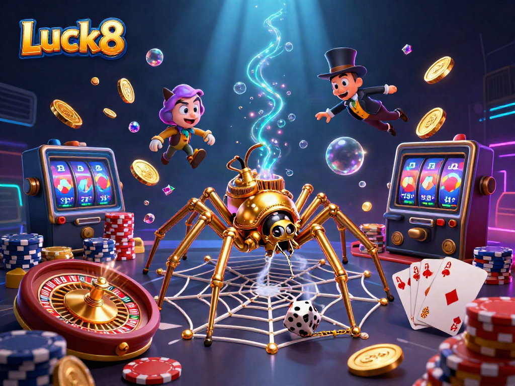 Catch great winnings with Luck8 in a dynamic steampunk casino adventure.