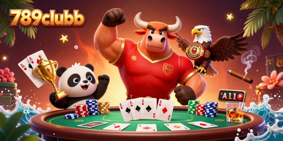 Engage in exciting gameplay with 789clubb featuring vibrant casino elements in a thrilling illustration.