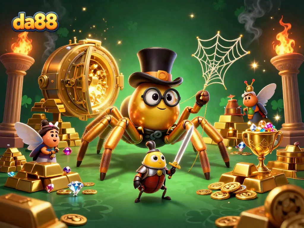 Experience thrilling gameplay at da88 casino with vibrant scenes of excitement and fortune.