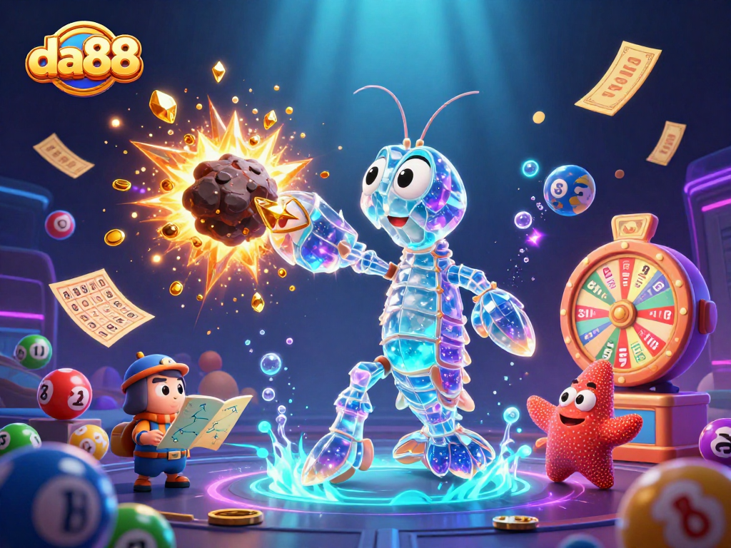 Experience explosive wins with da88's vibrant casino illustration of thrilling games and opportunities.
