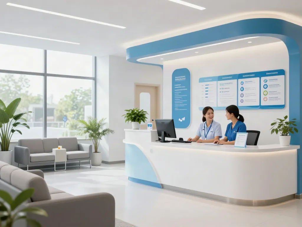 Modern healthcare clinic providing patient care and wellness services, link gacor featured in trusted environment.