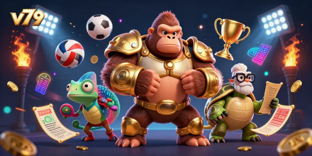 Experience the thrill of v79, where powerful characters embody the excitement of dynamic sports betting.