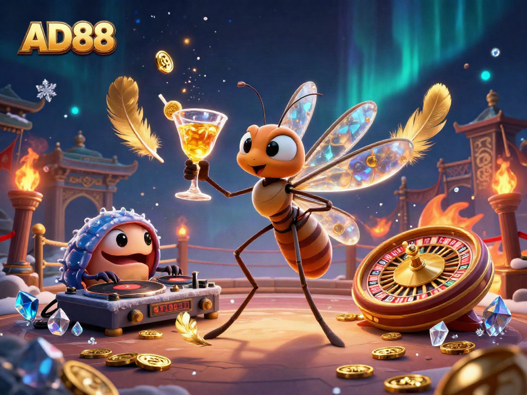 Experience thrilling gameplay with AD88’s vibrant casino elements and stunning characters.