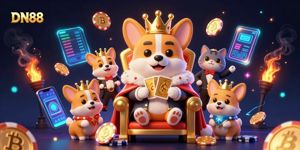 Experience the thrilling DN88 crypto casino with vibrant characters and stunning visual details.