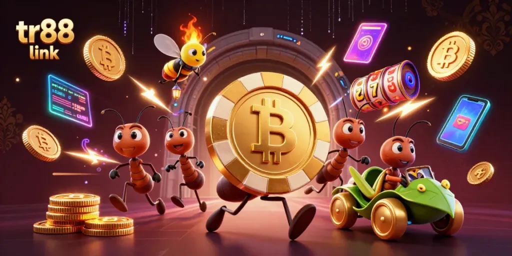 Experience winning strategies with tr88 link in a vibrant online casino heist scene.
