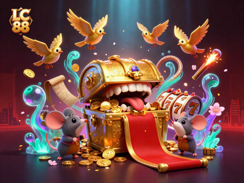 Experience exciting gameplay at LC 88 with dynamic slot reels, vibrant game elements, and rich visuals.
