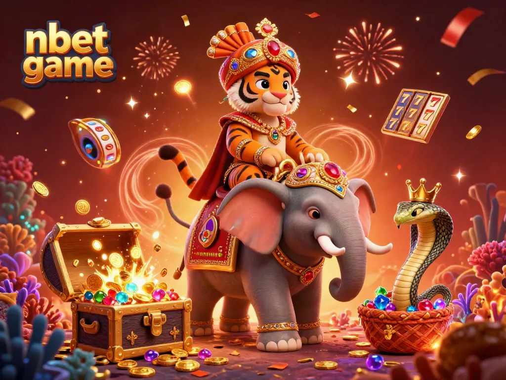 Experience the thrill of nbet game with vibrant characters, dynamic casino elements, and golden treasures.