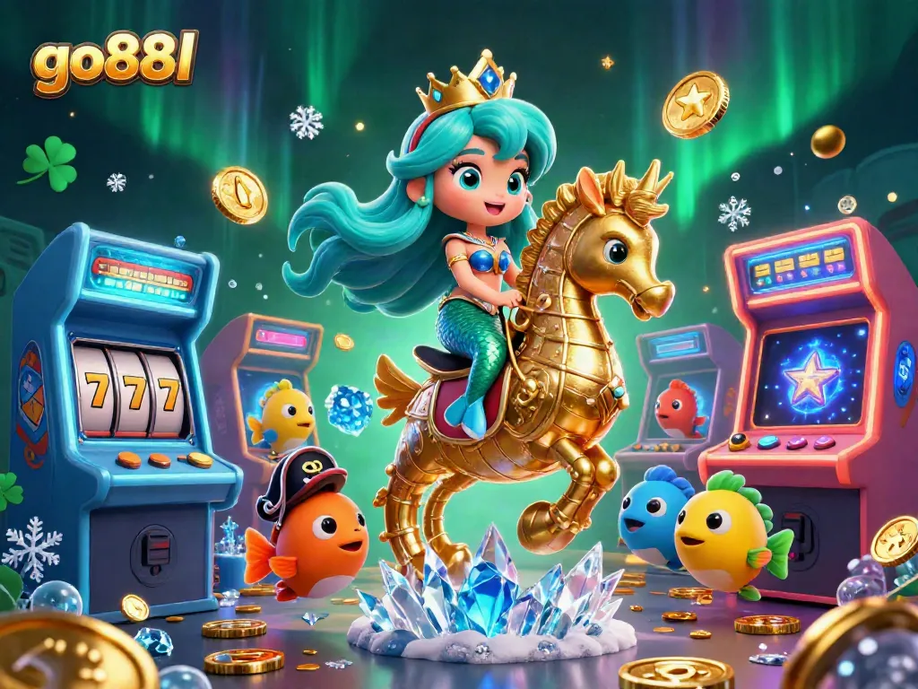 Engage in exciting gameplay at go88l with our vibrant, colorful 3D casino-themed illustration featuring thrilling game elements.