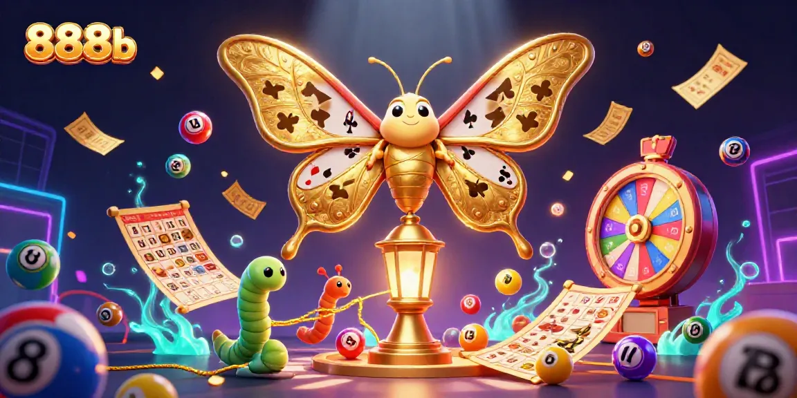 Engage with 888b, showcasing vibrant casino scenes and dynamic game elements in a 3D casino illustration.